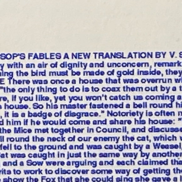 Aesop's Fables Lithograph Print - Picture 5 of 6